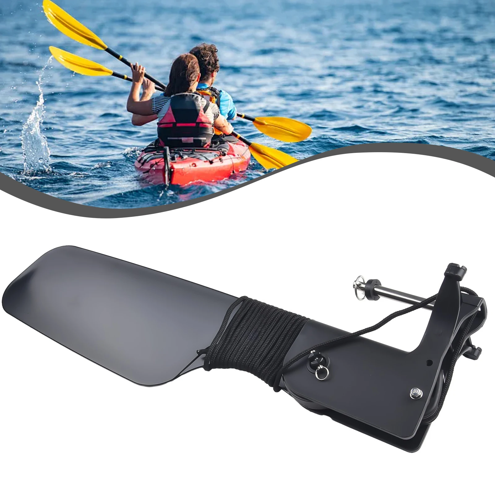 لدفة الكاياك ذات الذيل الكبير  - مراجعة Fishing Boat Steering Wheel وسعره
